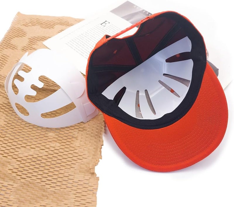 SLOTHCITY 5 Pcs Plastic White Hat Inner Support Baseball Cap Flexible And Long Lasting Hat Shaper Universal Cap Inner Liner (White) - Image 4